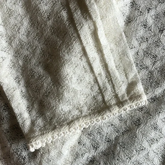 NWT Sezane Emma Blouse Ecru 10 - Picture 7 of 8